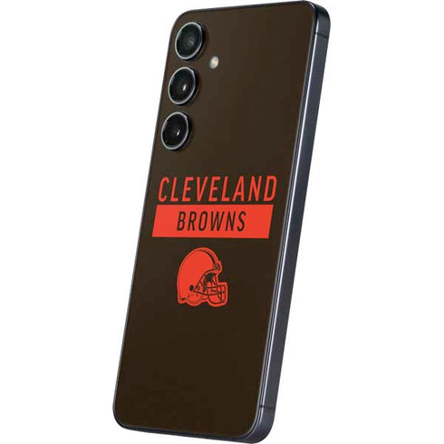 NFL Cleveland Browns Brown Performance Series Galaxy S24 Plus Skin