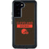 NFL Cleveland Browns Brown Performance Series Galaxy S24 Plus Waterproof Case
