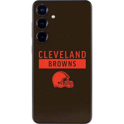 NFL Cleveland Browns Brown Performance Series Galaxy S25 Skin