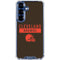 NFL Cleveland Browns Brown Performance Series Galaxy S25 Plus Clear Case