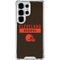 NFL Cleveland Browns Brown Performance Series Galaxy S25 Ultra Clear Case