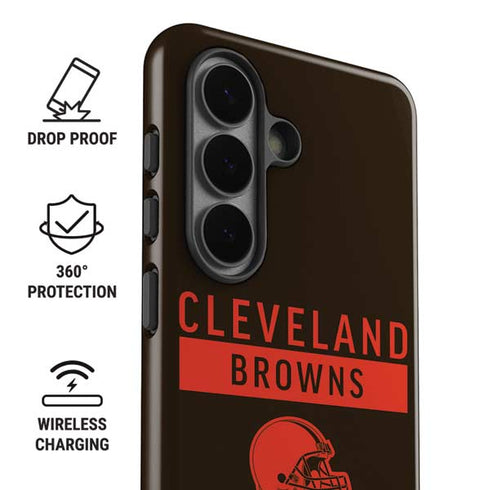 NFL Cleveland Browns Brown Performance Series Galaxy S26 Impact Case