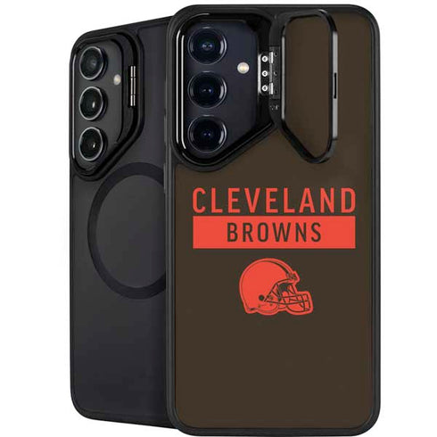 NFL Cleveland Browns Brown Performance Series Galaxy S26 Kickstand Case