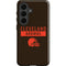 NFL Cleveland Browns Brown Performance Series Galaxy S26 Plus Impact Case