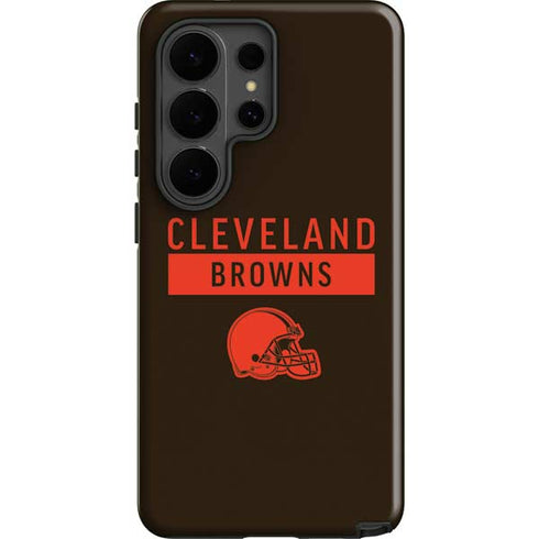 NFL Cleveland Browns Brown Performance Series Galaxy S26 Ultra Impact Case