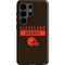 NFL Cleveland Browns Brown Performance Series Galaxy S26 Ultra Impact Case