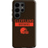NFL Cleveland Browns Brown Performance Series Galaxy S26 Ultra Impact Case