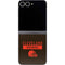 NFL Cleveland Browns Brown Performance Series Galaxy Z Flip6 Skin