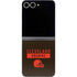 NFL Cleveland Browns Brown Performance Series Galaxy Z Flip6 Skin
