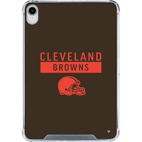 NFL Cleveland Browns Brown Performance Series iPad 11th Gen (2025) Clear Case