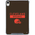 NFL Cleveland Browns Brown Performance Series iPad 11th Gen (2025) Clear Case
