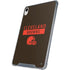 NFL Cleveland Browns Brown Performance Series iPad 11th Gen (2025) Clear Case