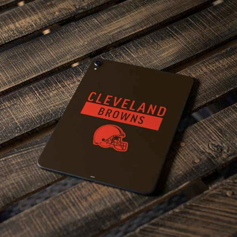 NFL Cleveland Browns Brown Performance Series Apple iPad Pro Skin