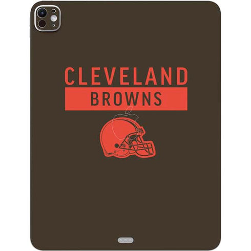 NFL Cleveland Browns Brown Performance Series iPad Pro 13in M4 (2024) Skin