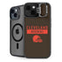 NFL Cleveland Browns Brown Performance Series iPhone 14 Plus Kickstand Case
