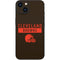 NFL Cleveland Browns Brown Performance Series iPhone Skins