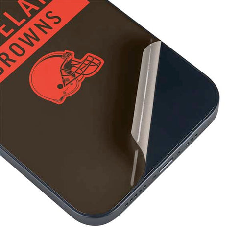 NFL Cleveland Browns Brown Performance Series iPhone Skins