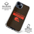 NFL Cleveland Browns Brown Performance Series iPhone 15 Clear Case