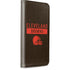 NFL Cleveland Browns Brown Performance Series iPhone 15 Plus Folio Case