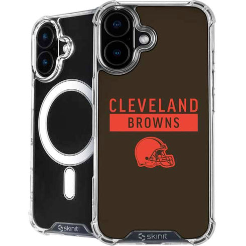 NFL Cleveland Browns Brown Performance Series iPhone 16 MagSafe Case