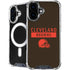 NFL Cleveland Browns Brown Performance Series iPhone 16 MagSafe Case