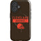 NFL Cleveland Browns Brown Performance Series iPhone 16 Magsafe Impact Case