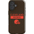 NFL Cleveland Browns Brown Performance Series iPhone 16 Plus Impact Case