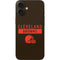 NFL Cleveland Browns Brown Performance Series iPhone 16 Plus Skin