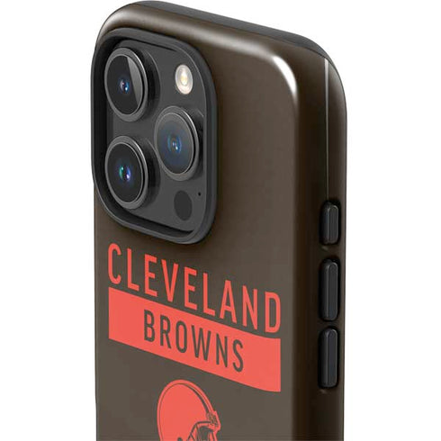 NFL Cleveland Browns Brown Performance Series iPhone 16 Pro Impact Case