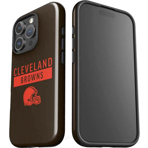 NFL Cleveland Browns Brown Performance Series iPhone 16 Pro Impact Case