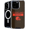 NFL Cleveland Browns Brown Performance Series iPhone 16 Pro MagSafe Case