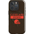 NFL Cleveland Browns Brown Performance Series iPhone 16 Pro Magsafe Impact Case