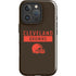 NFL Cleveland Browns Brown Performance Series iPhone 16 Pro Max Impact Case