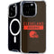NFL Cleveland Browns Brown Performance Series iPhone 16 Pro Max MagSafe Case