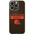 NFL Cleveland Browns Brown Performance Series iPhone 16 Pro Skin