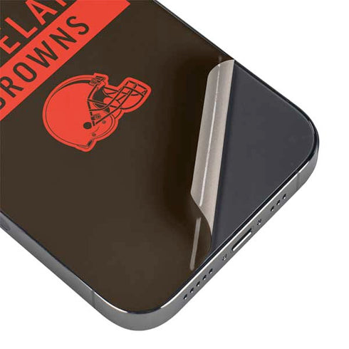 NFL Cleveland Browns Brown Performance Series iPhone 16 Pro Skin