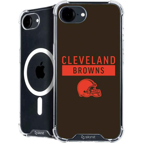 NFL Cleveland Browns Brown Performance Series iPhone 16e MagSafe Case