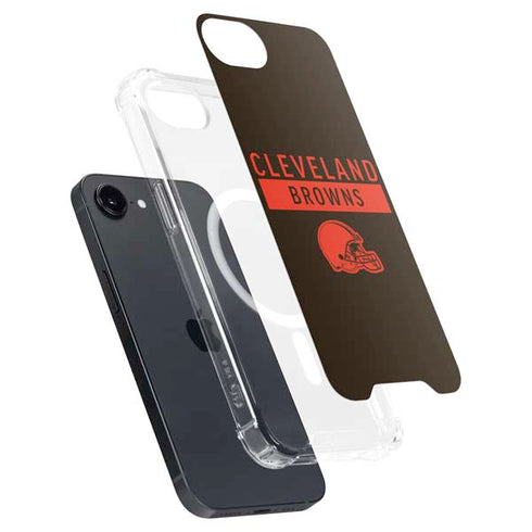 NFL Cleveland Browns Brown Performance Series iPhone 16e MagSafe Case