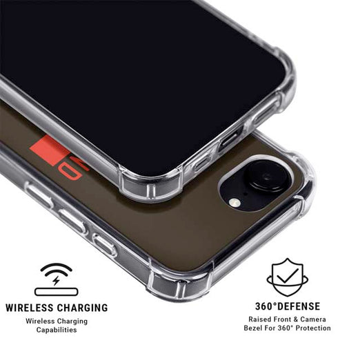 NFL Cleveland Browns Brown Performance Series iPhone 16e MagSafe Case