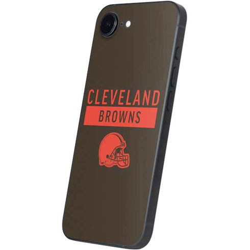 NFL Cleveland Browns Brown Performance Series iPhone 16e Skin