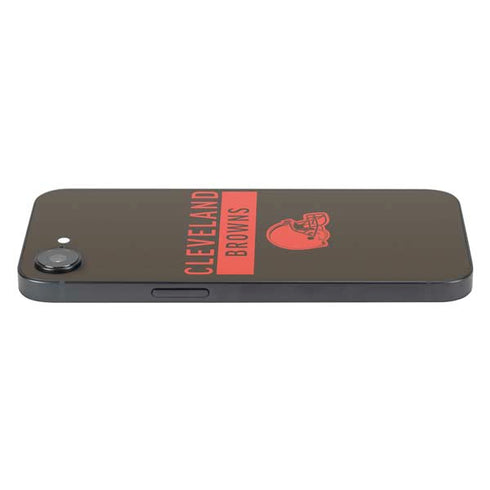 NFL Cleveland Browns Brown Performance Series iPhone 16e Skin