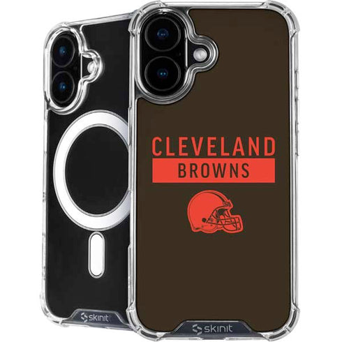 NFL Cleveland Browns Brown Performance Series iPhone 17 MagSafe Case