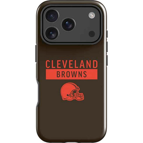 NFL Cleveland Browns Brown Performance Series iPhone 18 Pro Impact Case