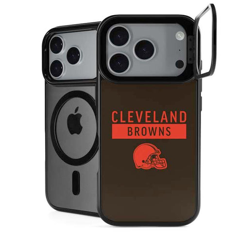 NFL Cleveland Browns Brown Performance Series iPhone 18 Pro Kickstand Case
