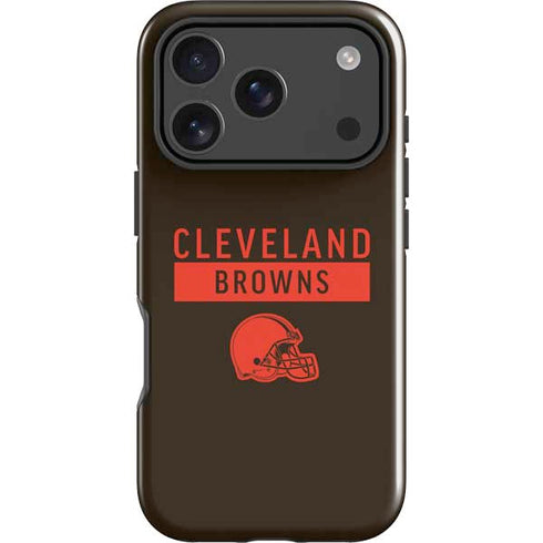 NFL Cleveland Browns Brown Performance Series iPhone 18 Pro Max Impact Case