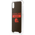 NFL Cleveland Browns Brown Performance Series iPhone XS Clear Case