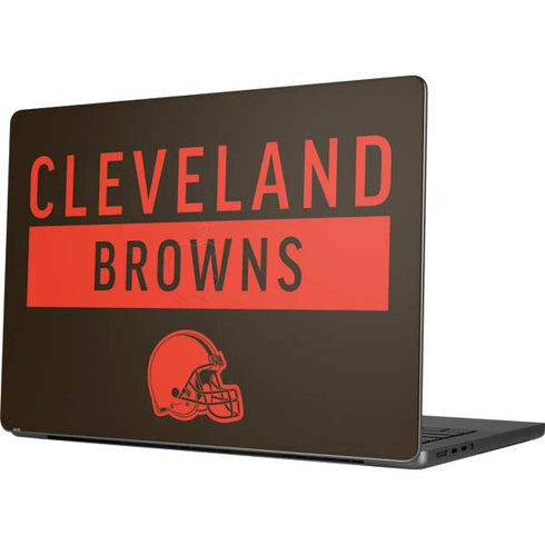 NFL Cleveland Browns Brown Performance Series Apple MacBook Pro 14-inch Skin