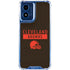 NFL Cleveland Browns Brown Performance Series Moto G 5G (2024) Clear Case