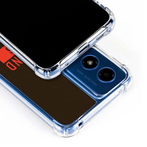 NFL Cleveland Browns Brown Performance Series Moto G 5G (2024) Clear Case