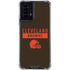 NFL Cleveland Browns Brown Performance Series Moto G Power 5G (2024) Clear Case